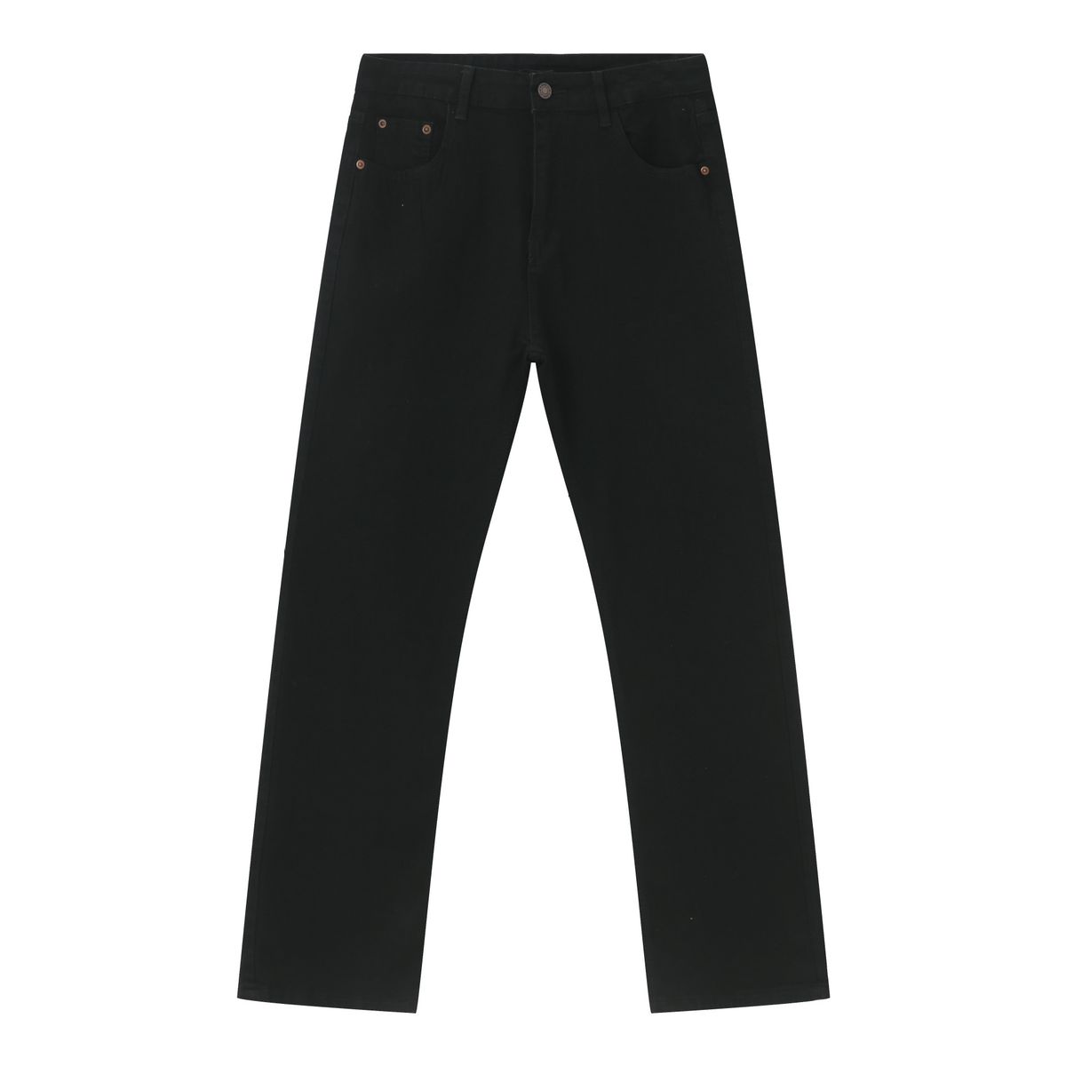 EF JEANS | 2024 New American Vibe Basic Versatile Black Slim-fitting Jeans Casual Pants_mkmklike.com