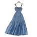 Long Denim Dress Women Dresses A Line Slim Fit Vestidos Zipper Sling Sleeveless Streetwear Elegant Splice Y2k Party Jeans 2025_mkmklike.com