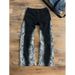 Men's Retro High Street Trend Hip Hop Straight Leg Wide Leg Casual Jeans Two Tone Digital Print_mkmklike.com