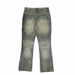y2k Vintage Smart Casual men ripped blue jeans cotton biker stylish soft designer mens flare pants_mkmklike.com