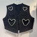 Women's Clothing Denim Summer Washed Hot Diamond Heart Hollow Personality Trendy Jeans_mkmklike.com