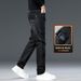Thickened Jeans Men's Loose Straight Pants Stretch Casual Pants_mkmklike.com