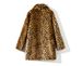 Women's fur coat women's mid-length suit collar sexy leopard print coat_mkmklike.com
