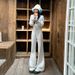 2026 Three-Proof Loose Flared Pants For Autumn And Winter, Simple Slimming Wide-Leg Cotton Versatile Women's New Denim_mkmklike.com
