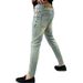 Men's Light Colored Painted Style European Jeans High Quality Stylish Versatile Comfortable Simple Fashionable Trendy Long Pants_mkmklike.com