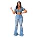 Women's Clothing Ripped Tassel Washed Jeans_mkmklike.com