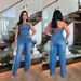 Women's Clothing Tube Top One Shoulder Slim Straight Wide Leg Denim Jumpsuit_mkmklike.com