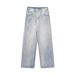 Straight-Leg Jeans For Men Street Style American Ins Wide-Leg Loose Fit Versatile Washed Dad Pants Trendy_mkmklike.com