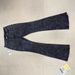 Retro Washed High-Waisted Flared Jeans Vintage Ripped Denim Water Wave Stitching Stacked Hem Unisex Y2K Revival Streetwear_mkmklike.com