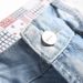 Summer Denim Shorts for Men Fashionable Distressed And Faded Loose Straight Leg Casual Five Point Spot Trade_mkmklike.com