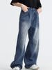K Jeans Straight Leg Loose Wide Leg Pants Men's Retro High Street Jeans Pants_mkmklike.com