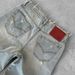 Unisex European American Style Washed Distressed Solid Color Jeans Y2K Street Fashion Casual mid Waist Straight Long Pants_mkmklike.com