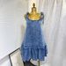 Trendy Patchwork Tie-Up Denim Mini Dress – Stylish A-Line Summer Dress With Straps For Women_mkmklike.com