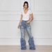 New Arrivals Women's Clothing Beaded Casual Jeans Long Beard Fashion Denim From American Styles_mkmklike.com