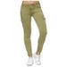 Women's Jeans Side Stereobag Tight Leg Pants_mkmklike.com