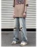 Ripped Jeans Men's Spring Autumn Style American High Street Fashion Brand Straight Wide Leg Loose And Trendy Work Pants_mkmklike.com