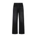 Men's Summer Jeans Trendy American Washed Casual Wide Leg Pants Midweight Cotton Blue Black High Street Fashion_mkmklike.com
