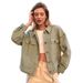 Women's Denim Jacket Spring Summer Workwear OZON Jeans Style Casual Coat for Ladies_mkmklike.com