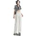 Women's High Waisted Wide Leg Jeans - Flowy Straight Loose Fit Trousers With Vintage Wash (White, Pink, Retro Blue, Light Blue, Black) - XS To 3XL_mkmklike.com