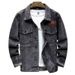 Loom Loose Denim Hong Kong Style BF Trend Jacket Trendy Brand Handsome European And American Street Hip Hop Men's Clothing_mkmklike.com