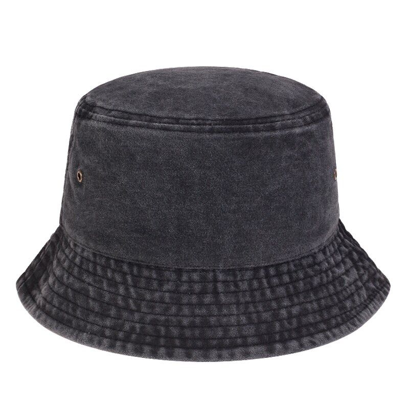 Hot Sale Unisex Solid Color Personality Bucket Hats Fishermen Caps Outdoor Casual Cap Sunscreen Hat_mkmklike.com