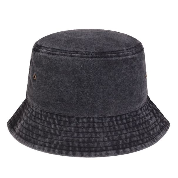 Hot Sale Unisex Solid Color Personality Bucket Hats Fishermen Caps Outdoor Casual Cap Sunscreen Hat_mkmklike.com