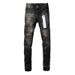 Unisex Tapered Jeans, Charcoal Mud Vertical Fade & Whisker, Cleanfit Dark Streetwear, Breathable All-Season_mkmklike.com
