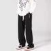 Unisex Vintage Washed Jeans – Loose Straight-Leg Denim Pants With Mud-Dye Effect For Casual & Streetwear_mkmklike.com