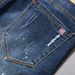 Men's Slim Fit Distressed Jeans – Patchwork Blue Washed Skinny Denim Pants (Sizes 28-38, Korean Street Style, Stretch Comfort)_mkmklike.com
