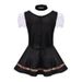 Women's Clothing Halloween German Oktoberfest Costume Black and Green National Style Dress Cosplay Stage Performance Costume_mkmklike.com