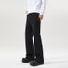 High Street Stretch Flare Jeans – Slim Fit Bootcut Denim Pants With Vintage Wash (Black)_mkmklike.com