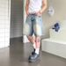 Men's Vintage Washed Denim Shorts Japanese Style Relaxed Fit High Street Casual Summer Shorts_mkmklike.com