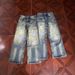 "Men's Vintage Washed Distressed Patchwork Jeans – Straight Leg & Relaxed Fit | Retro Streetwear Denim Pants | 90s Grunge Style"_mkmklike.com
