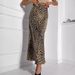 Women's Clothing high waist slit leopard print skirt design hip fishtail skirt personality_mkmklike.com