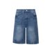Men's Casual Lightning Print Denim Shorts - Relaxed Fit High Street Wide Leg Cropped Jeans For Streetwear_mkmklike.com