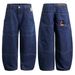 Streetwear Saber Jeans For Women – Oversized Cargo Denim Pants With Utility Pockets & Distressed Wash (S-XXL)_mkmklike.com