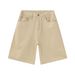 EF JEANS | 2024 Summer New Product Simple Solid Color Semi-elastic Waist Casual Pants Straight Five-point Pants Trendy Men And Women_mkmklike.com