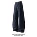 American High Street Autumn Winter Retro Casual Denim Raw Cowhide Scimitar Jeans Unisex Loose Plus Size Straight Long_mkmklike.com