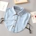 Women's Clothing Denim Shirt Collar Versatile Collar Casual Replacement Multifunctional Collar With Sweater Clothes_mkmklike.com