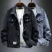 Cowboy Spring Autumn New Korean Version Trendy Loose And Versatile Casual Denim Work Jacket Men's Clothing_mkmklike.com