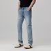Golf High-End European Style Men's Jeans Spring Summer Four Seasons Slim Fit Stretch Light Blue Washed Straight Long_mkmklike.com