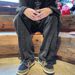 Nordmann Patchwork Jeans For Men Autumn High Street Cool Loose Straight Ins Trendy Brand Wide Leg Long Pants Men's Trousers_mkmklike.com