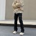 Heavyweight Zip Cargo Jeans – Retro Workwear Pants With Multi-Pockets & Flared Hem (S-XXXL)_mkmklike.com
