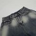 Men's Clothing High Street Men's Jeans Men's Niche Tie Dye Worn Straight Wide Leg Trendy Brand Loose New Men's Shorts_mkmklike.com