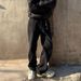 Nordmann Washed Black Jeans 2025 New Men's Autumn Winter Loose Straight High Street Retro Trendy Brand Casual Pants_mkmklike.com