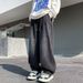 Men's Washed Distressed Denim Jeans Summer Style High Street Cool Trendy Loose Straight Leg Wide Leg Casual Trousers_mkmklike.com