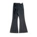 Suitable For All Seasons High Street Solid Color Gradient Yellow Mud Dyed Vintage Washed Personality Flared Casual Pants Jeans Blue Cotton_mkmklike.com