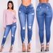 Invisible Zipper Open Crotch Women Ripped Boyfriend Slim Fit Jeans Frayed Distressed Stretchy Denim Pants Outdoor Sex Convenient_mkmklike.com