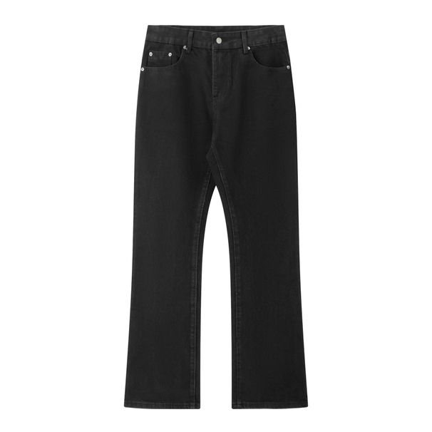 Vintage Black Washed Bootcut Jeans – Distressed Flared Denim With DirtyFit Style_mkmklike.com