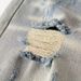 High Vibe American Street Jeans Summer Ripped Hole Washed Beggar Men's Pants_mkmklike.com